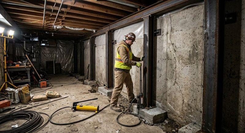 Basement Stabilization in Corona, CA