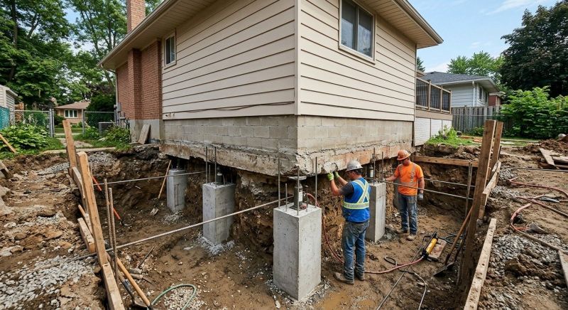 Basement Underpinning in Corona, CA
