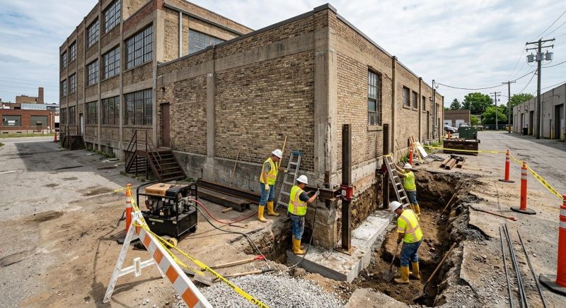 Building Foundation Repair in La Habra, CA