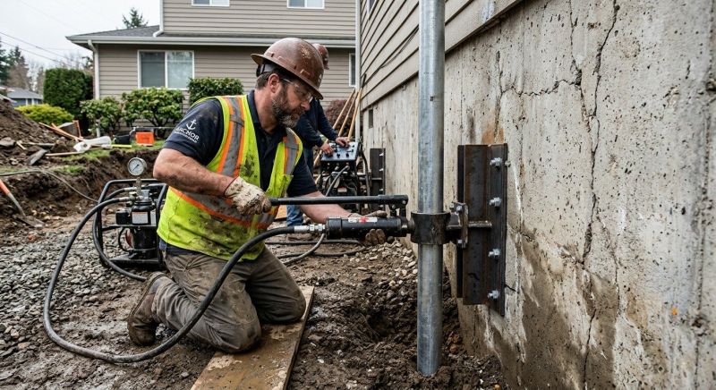 Concrete Foundation Leveling in Diamond Bar, CA