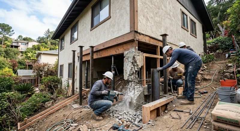 Concrete Foundation Repair in Trabuco Canyon, CA