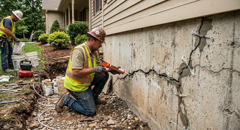 Cracked Foundation Repair in Laguna Beach, CA