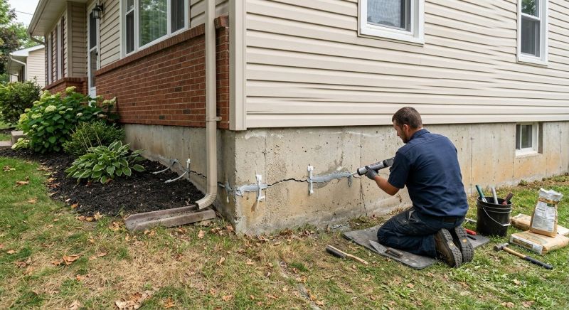 Cracked Foundation Repair in Newport Beach, CA