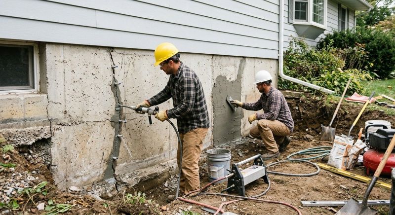 Cracked Foundation Repair in San Dimas, CA