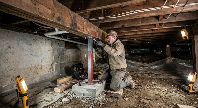Crawlspace Foundation Repair in Orange, CA