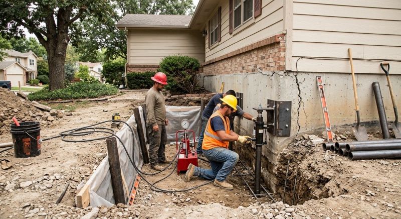 Deep Foundation Repair in Corona, CA