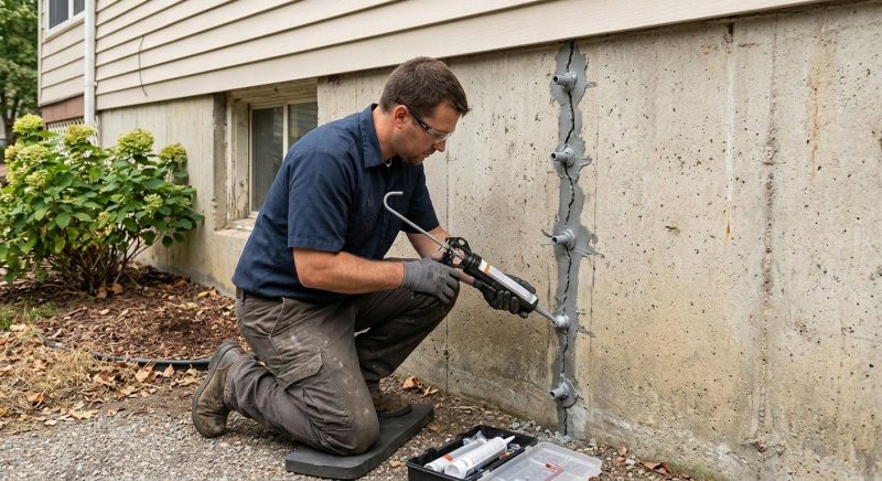 Foundation Crack Sealing in Corona, CA