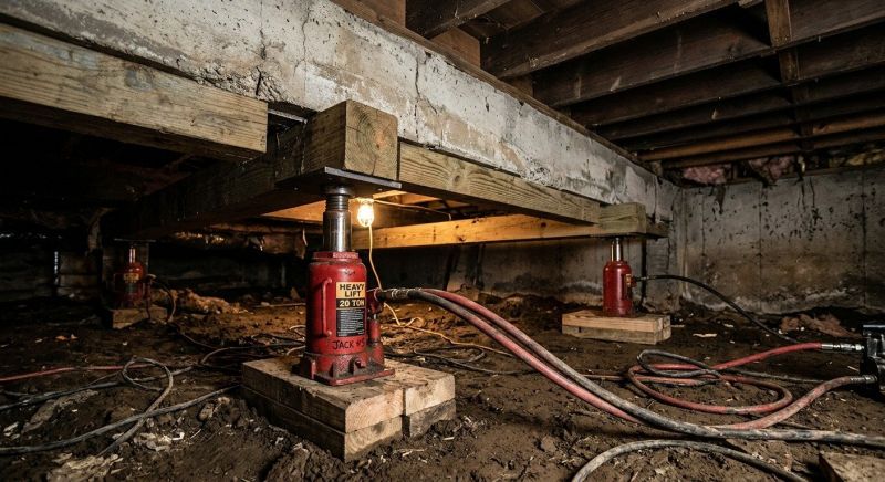 Foundation Jacking in Fontana, CA