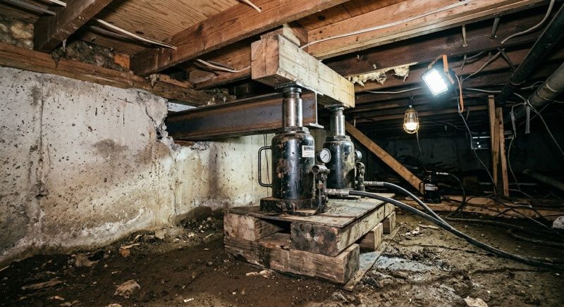 Foundation Jacking in Rowland Heights, CA