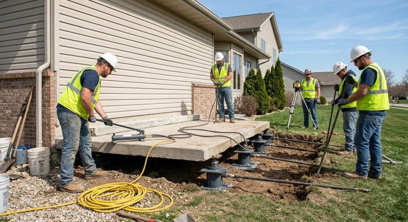 Foundation Lifting in Bloomington, CA