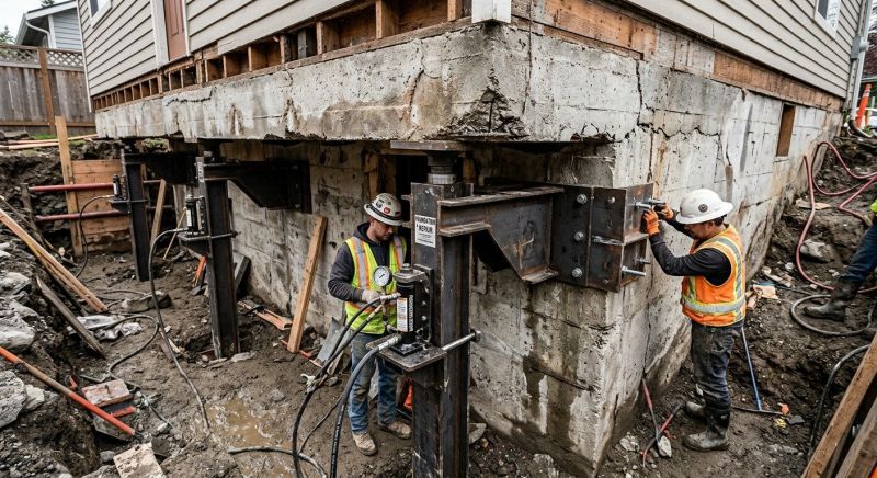Foundation Lifting in Villa Park, CA