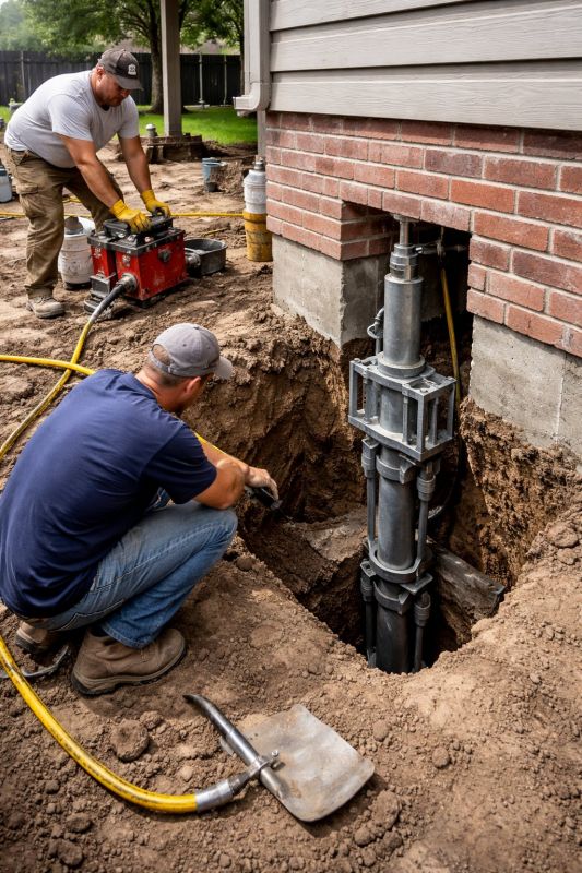 Foundation Pier Repair in Corona, CA