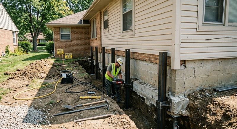 Foundation Renovation in Corona, CA