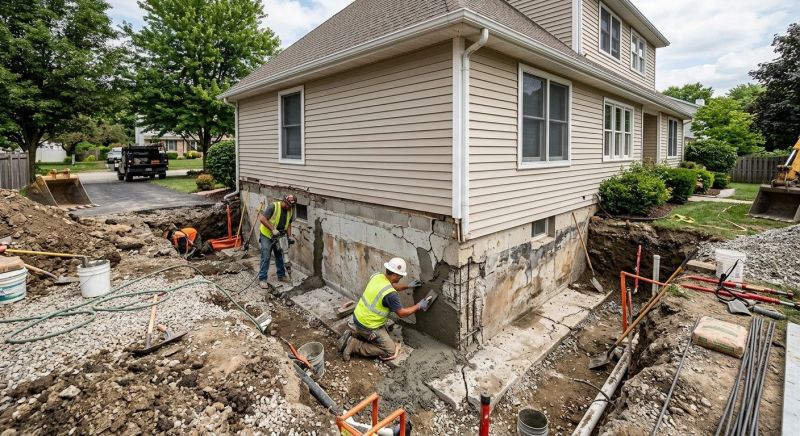 Foundation Restoration in Corona, CA