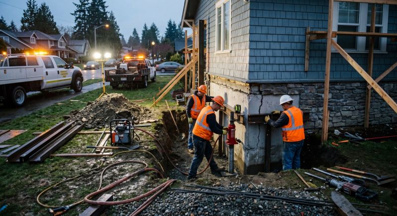 Foundation Stabilizing in Irvine, CA
