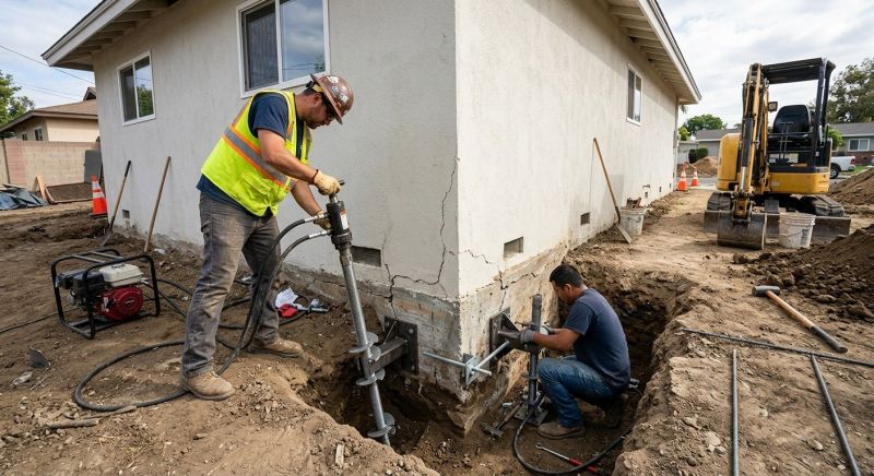 Foundation Stabilizing in Upland, CA