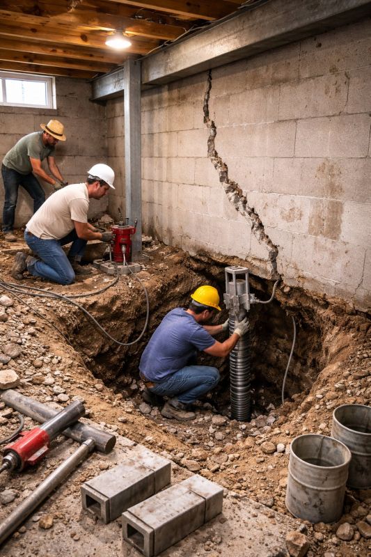 Foundation Structural Repair in Pomona, CA