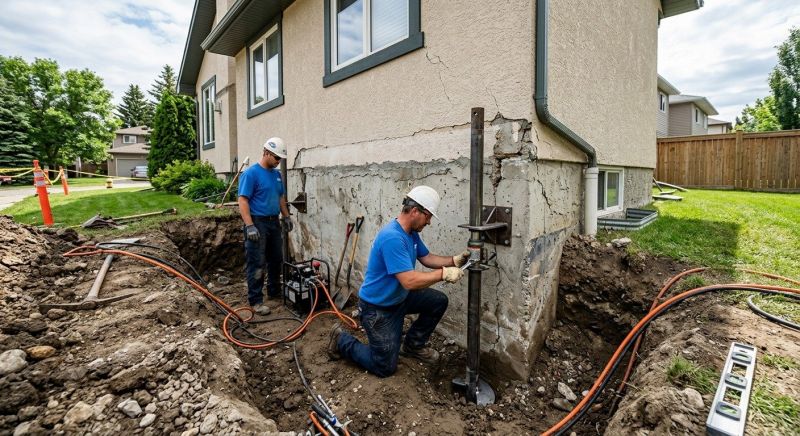 Helical Piers Installation in Corona, CA