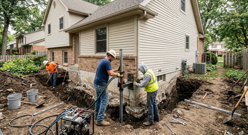 House Foundation Repair in Fullerton, CA