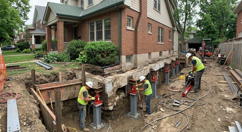 House Underpinning in Corona, CA