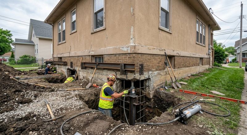 House Underpinning in Corona, CA
