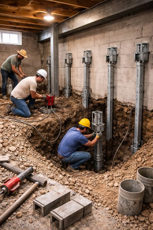 Structural Underpinning in Corona, CA