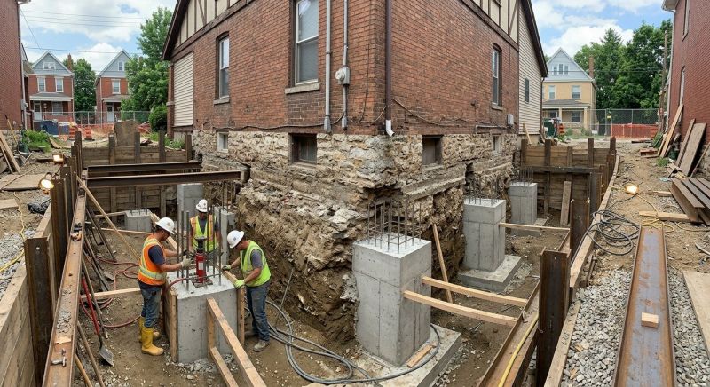 Structural Underpinning in Corona, CA