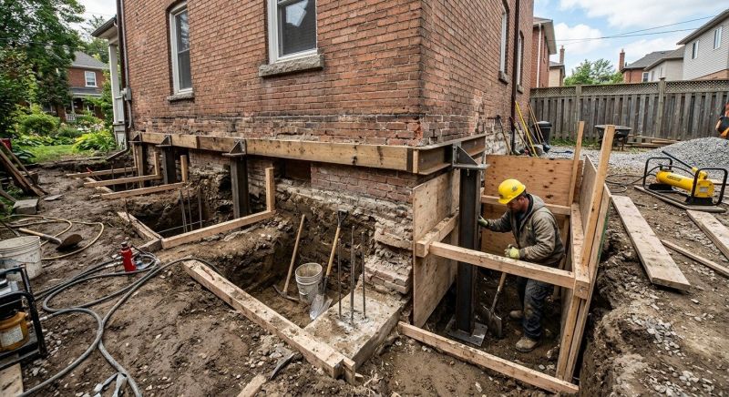 Structural Underpinning in Corona, CA
